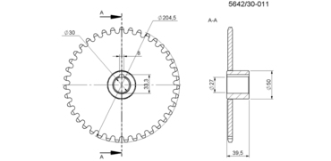 Звездочка 564230011 - Bolko Z643 - z39