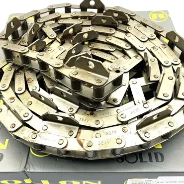 Цепь наклонной камеры 38.4V2K1J3A через 5 звеньев Rollon Solid - не усиленная 38.4V2K1J3A.40 [CLAAS]