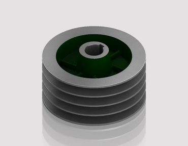 Шкив малый D138 (4-ручейный) ROLMUS косилки 1.65, 1.85 Wirax